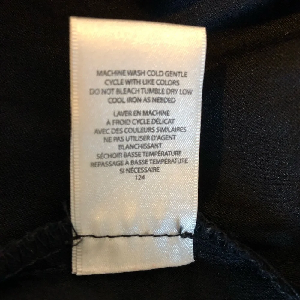 VAN HEUSEN Skirt Women's Size 4 Black Stretch Extensible Solid Grid Print